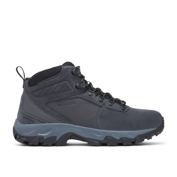 Columbia Newton Ridge Plus II Suede Waterproof Wide, Botas De Montaña Grises Oscuro Negros Para Homb